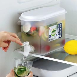Organisation 3.5L Ice Water Dispenser Cold Kettle with Faucet Refrigerator Fruit Teapot Lemon Bottle Kettle Summer Soak Fridge Storage Box
