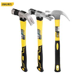Hammer Multifunction Claw Hammer Woodworking Tools Magnetic Hammer Round/Square Head Striking Surface Nail Hammer Safety Hand Tools