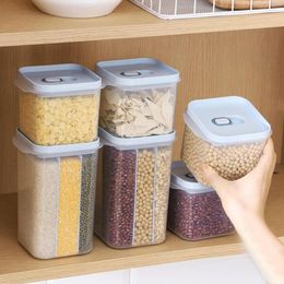 Storage Bottles Universal Cereal Dispenser Space Saving Moisture Proof Food Grade Refrigerator Jar Kitchen Organizer