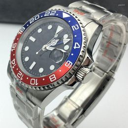 Wristwatches Luxury Designer Men Mechanical Wristwatch Stainless Steel GMT Watch Top Brand Sapphire Glass Watches Relogio Masculino