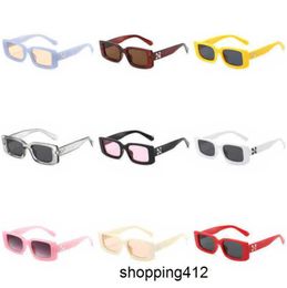 Fashion Sunglasses Frames Offs Sunglasses Luxury Fashion Frames Style Square Brand Men Women Sunglass Arrow x White Black Frame Eyewear Trend Sun Glasse8ree