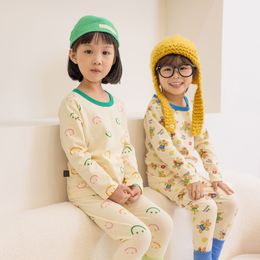 Children Suit Cotton Long Johns Boy Female Baby Pajamas