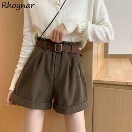 Women's Shorts Shorts Women Modern Fashion Elastic High Waist All-match Bottoms Girls Lady Leisure Clothing Young Students Loose Female Solid 230516