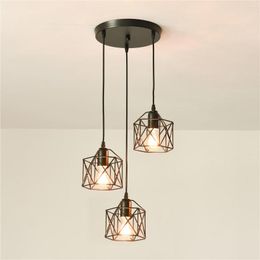 Pendant Lamps Industrial Vintage Loft Cafe Clothing Store Barber Shop Pot Restaurant Chandelier Bar Table Lamp Iron Dining Room Light