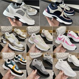 Casual Shoes Trainers Suede Designer Sneakers Vintage Calfskin Leather Fashion Reflective Stylist Leisure Shoe Platform Lace-up Print Sneaker Ship Within 24 Hrs