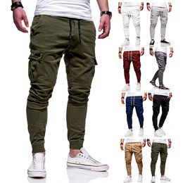 Men's Pants Running Jogging Pants Men Hip Hop Joggers Streetwear Fashion Casual Trousers Sport Training Bottoms Sweatpants Fitness Leggings 230516