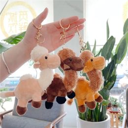 Keychains Camel Doll Keychain Stuffed Toy Small Pendant Accessories Little Gift