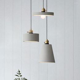 Pendant Lamps Designer Lamp Vintage Home Decor Cement Industrial Cafe Lights Bar Dinning Room Kitchen Hanging Light Fixture