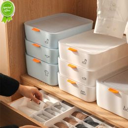 Underwear storage box drawer three in one sock organizer dormitory intimate clothing compartment storage box