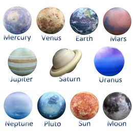 LED Colorful Giant Inflatable Solar System Astronomy Nine Inflatable Planets + Inflatable Moon Inflatable Sun For Decoration