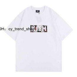 Kith Shirts Mens Shirt Fashion Designer T-shirts Street Style Tshirt Tom and Jerry Print Clothing Us Size S-xxl1
