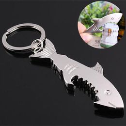 Shark Keychain Bottle Opener Fish Beer Bottle Opener Keychain Charms For Bag Keys Car Keys Accessories Keyring Jewellery Gift
