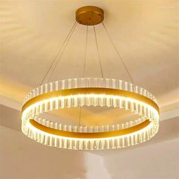 Chandeliers Pendant Lights Crystal Led Ceiling Chandelier 2023 Trend Lamp For Home Hall Living Room Bedroom Decor Luxury Hanging Fixture