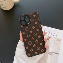 Blumen Luxurys Designer iPhone Hülle Klassischer Buchstabe Modemarke Stoßfeste Handyhüllen Hohe Qualität für IPhone 12 13 Pro Max 7 8 Plus