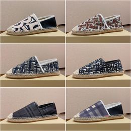 Luxurys Casual Men Scarpe Summer Designers Scarpe Espadrilles moca