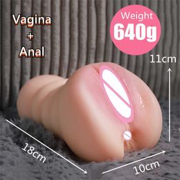 Realistic Artificial Oral Anal 18masturbators Cup for man adult toy Vagina Real Pussy Sex Toys For Men pocket pussy male sexshop