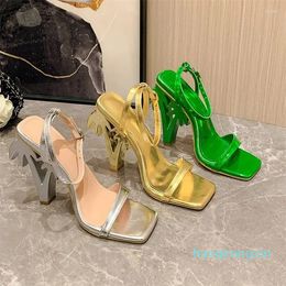 Sandals Style Women Shose Peep Toe Sexy High Heels Lady Pumps Buckles Decor Sandalias fashion versatile