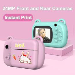 Kids Instant Print Camera Thermal Printing Digital Po Toy Children Video Printer For Birthday Gifts #R40