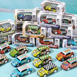 Wholesale of children's Pull Back iron cars, children's toys, gift models, small cars, box packaging