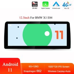 12.3'' Android 11 SN662 Car Radio Multimedia Player For BMW X1 E84 2009-2015 WIFI 4G SIM Carplay Auto GPS Navi Unit