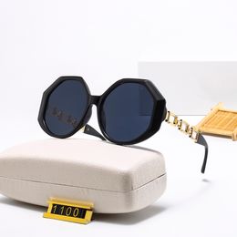 Designer Women Sunglass Fashion Beach Men Sun Glasses Shield Alloy Full Frame Sunglasses 7 Color Brand Eyeglasses With Box