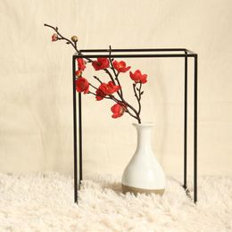 Decorative Flowers 1 Pcs Lin Man Factory INS Artificial Original Silk Plum Blossom Flower Branch Wintersweet For Party Wedding Decoration