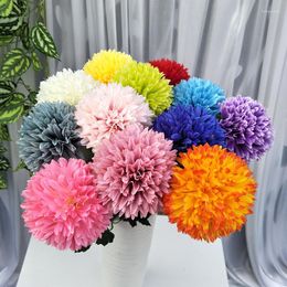 Decorative Flowers Artificial Plants Fresh Yellow Onion Bulb Single Flower Scallion Home Garden Decorate