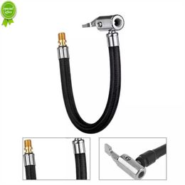 New 10/20/40/80cm Locking Air Chuck with Air Hose and Standard Tire Valve Fine Thread Air Inflator Hose For Motorcycle Car Bicycle