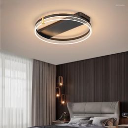 Chandeliers Pendant Lights Modern Minimalist Round Square Chandelier For Bedroom Study Parlour Room Creative Acrylic Lamp Ceiling Decoration