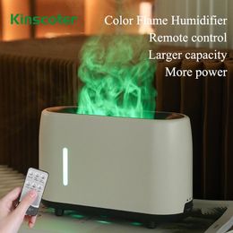 Humidifiers Color Flame Air Humidifier Room Hotel Essential Oil Aroma Diffuser Electric Sprayer for Aromatherapy Gifts