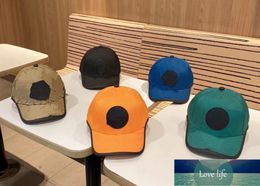 New letter leather label printed pattern male and female couples the same casual sun visor cap baseball cap duck caps