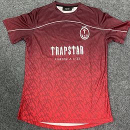 designer Mens T-Shirts Football Jersey Men Sportswear Trapstar Mesh versatile outstanding quality T-shirt sport fashion tops 2YJD3