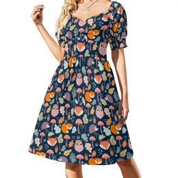 Casual Dresses Cute Print Dress Wild Animal Mush Floral Pretty Dresses Short Sleeve Street Fashion Casual Dress V Neck Oversized Clothes 230515