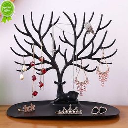 Jewellery Display Stand Tray Tree Storage Racks Earrings Necklaces Rings Jewellery Boxes Case Desktop Organiser Holder Make Up Decor