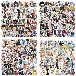 50PCS Mix Cartoon Anime Manga Game Stickers Each 2 Styles Graffiti Comics Sticker Set Waterproof Fans Anime Paster Cosplay Scrapbooking Phone Laptop Decoration