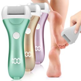 Files Rechargeable Electric Foot File Callus Remover Hine Pedicure Device Foot Care Tools Feet for Heels Remove Dead Skin Display