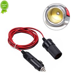 New Light Power Socket Adaptor Extension Cable Plug Extension Cable 2M/5M Car Cigar Lighter Adapter Socket Charger Lead
