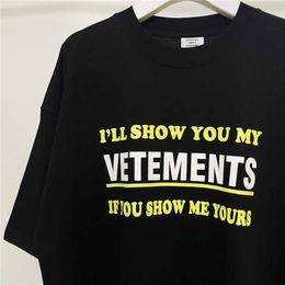 Men's T-Shirts Fashion Shirt Men 1 1 VTM I WILL SHOW YOU MY IF YOU SHOW ME YOURS Women T Shirt Mens Clothing J230516
