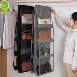 1Pcs Handbag Storage Artefact Bag Dust-proof Cover Door Behind Bag Storage Hanging Shelf Household Storage Bag Organiser