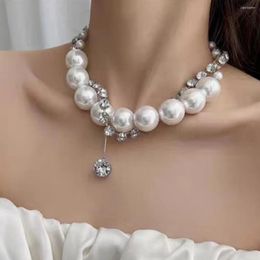 Pendant Necklaces KLG Freshwater Pearl Necklace Female Light Much Small The Exaggerated Design Senior Clavicle Chain Sweater