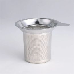 Reusable Stainless Steel Tea Strainers Mesh Infuser Basket Loose Tea Leaf Infusers Filter for Mug Teapot Tea Accessories S36