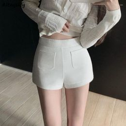 Women's Shorts Women Simple Sexy Casual Female Korean Style High Waist Mature Sweet Gentle Summer Comfort Harajuku Skinny Trendy