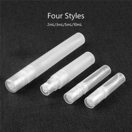 2ml 3ml 5ml 10ml PET Plastic Perfume Bottle Empty Refilable Spray Bottle Small Parfume Atomizer Transparent Clear Perfume Sample Vials factory outlet