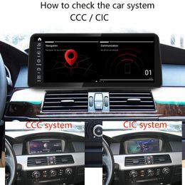 12.3inch Android 11.0 Qualcomm Car Multimedia Player Monitor for BMW 5 Series E60 E61 CCC/CIC/Mask Car Audio Stereo DVD