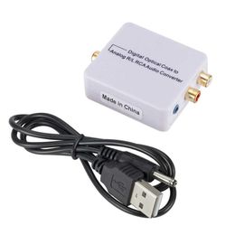 Digital Fibre Coaxial Converter 3.5mm Audio Decoder Digital to Analogue SPDIF to Lotus