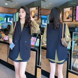 Women's Vests Fashion Women's Slit Suit Vest Cardigan Sleeveless Jacket Black Wholesale Korean Designer