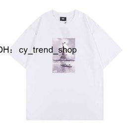 Kith Shirts Mens Shirt Fashion Designer T-shirts Street Style Tshirt Tom and Jerry Print Clothing Us Size S-xxl 41