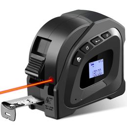 Tape Measures Digital Laser-Tape Measure 2-in-1 Measuring Tape Laser-Measure 131 Ft/40M Tape Measure 16 Ft /5M AutoLock 230516