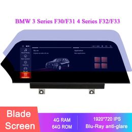 Blu-ray Blade Screen Android Car Multimedia Player For BMW 3 4 Series F30 F31 F34/F35 F32 F33 2013-2018 Radio Stereo GPS