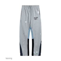 Galleries Dept Designer Sweatpants Sports Pants 7216b Painted Flare Sweat Pant Hand Ink Splashing Stitched Men039s and Women05947847iqz2m3kyo7t4jw7w